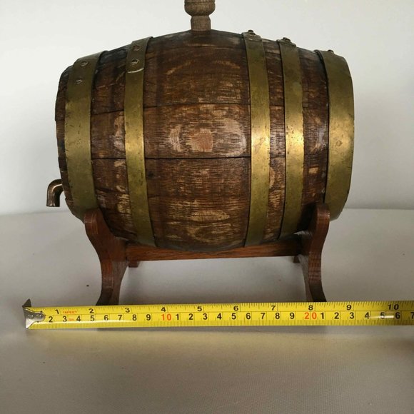 Vintage Oak Whiskey Barrel Cask - Picture 5 of 6